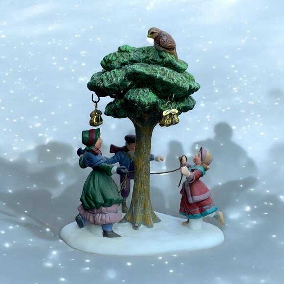 Dept 56 A Partridge in a Pear Tree 12 Days of Dicken's Christmas Figurine - 1995 - Picture 1 of 12